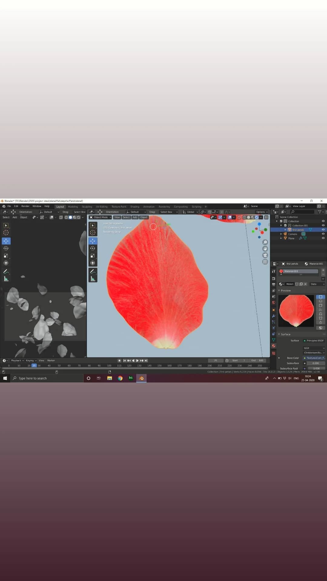 Rose Petals Model Texture